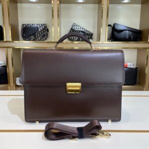 Montblanc men's leather business briefcase