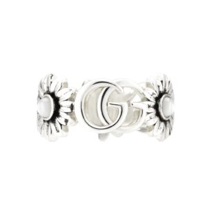 GG Marmont Cultured Pearl Beaded Ring