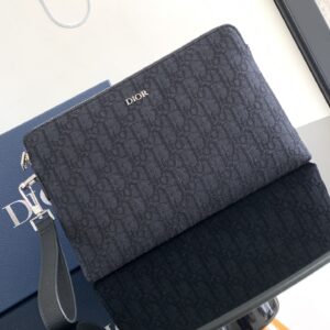 Dior black flower handbag