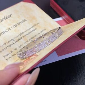 Real photo Cartier full stars diamond bracelet