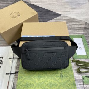GG Rubber Effect Leather Waist Pack