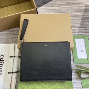 GG full grain leather effect handbag