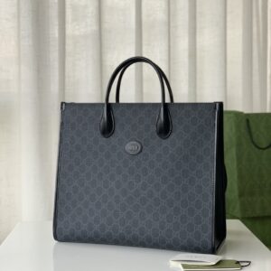 Gucci series elliptic leather tote bag