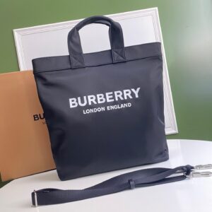 B brand tote bag with ECONYL material