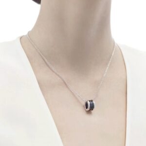 Small red person charity necklace