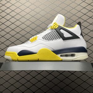 Air Jordan 4 White Orange Basketball Shoe AQ9129-101