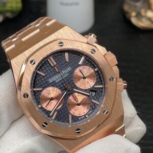 Audemars Piguet 26331OR Royal Oak multifunctional chronograph mechanical wristwatch, Apple moon dial, 41MM, 7750 modified original Calibre movement, 6 character