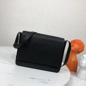 Bvlgari Weave Messenger Bag