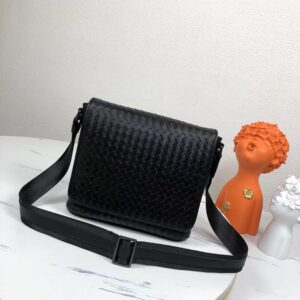 Bvlgari Weave Messenger Bag