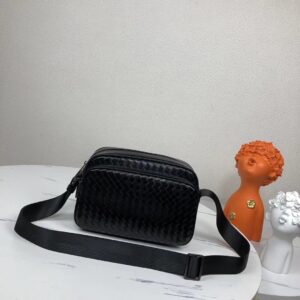 Bvlgari Weave Messenger Bag