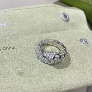 Bvlgari wide version large snake ring order custom actual shooting~can add single