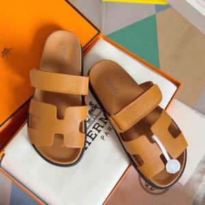 Hermes Chypre Series leather design casual slip-on