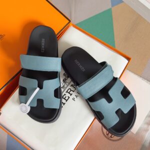 Hermes Chypre Series leather design casual slip-on