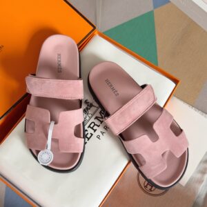Hermes Chypre Series leather design casual slip-on