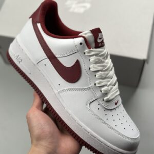 Original official Nike Air Force 1 white-to-red