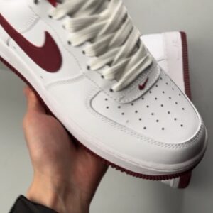 Nike Air Force 1 white-to-red version