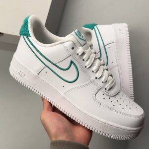 Nike Air Force 1`07 white green hook shoe