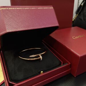 Real photo Cartier nail head tail diamond bracelet