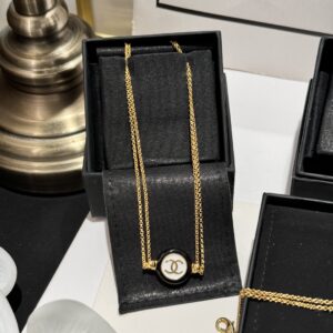 Chanel black white enamel set necklace bracelet ring earrings