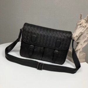 Bvlgari Weave Messenger Bag