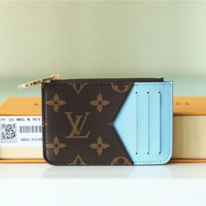 Romy blue card holder wallet
