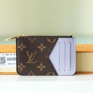 Romy purple card holder wallet