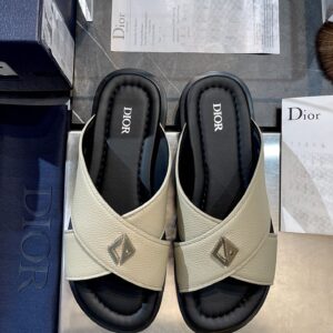 DIO premium sandal with oblique print