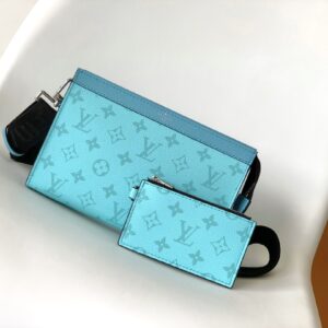 Alpha Wearable wallet with monogram eclipse