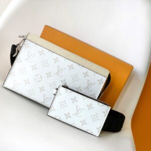 Alpha Wearable wallet with monogram eclipse