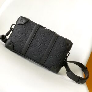 Trunk Wallet bag with monogram eclipse fabric