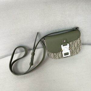 Men's mini saddle messenger bag