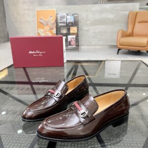 Male formal leather shoes with imported Italian leather