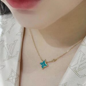Louis Vuitton Color Blossom BB Star necklace with star gemstones