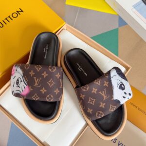 Pool Pillow Comfortable Sandals with Animal Pattern