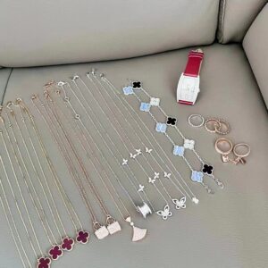 18k necklace bracelet collection summer