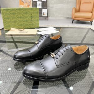 Male formal leather shoes with imported Italian leather