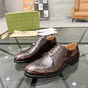 Male formal leather shoes with imported Italian leather