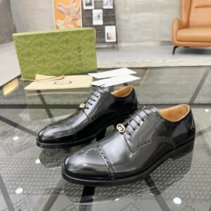 Male formal leather shoes with imported Italian leather