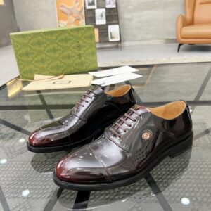 Male formal leather shoes with imported Italian leather