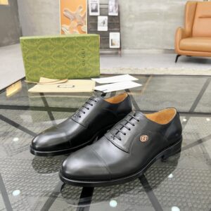 Male formal leather shoes with imported Italian leather