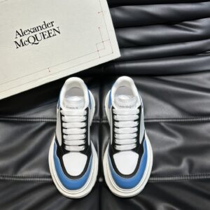 Alexander McQueen Couple White牛皮增高鞋