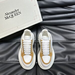 Alexander McQueen Couple White牛皮增高鞋