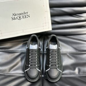 Alexander McQueen Couple White牛皮增高鞋