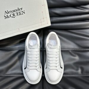 Alexander McQueen Couple White牛皮增高鞋