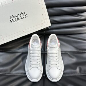 Alexander McQueen Couple White牛皮增高鞋