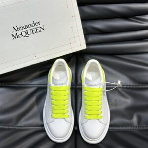 Alexander McQueen Couple White牛皮增高鞋