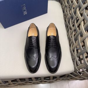 Dior leather formal derby shoes