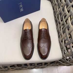 Dior leather formal derby shoes