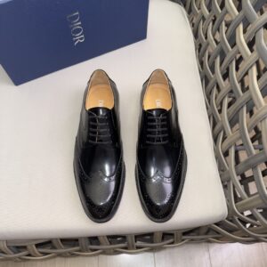Dior leather formal derby shoes