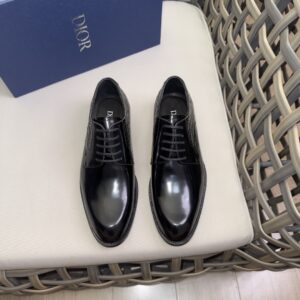 Dior leather formal derby shoes